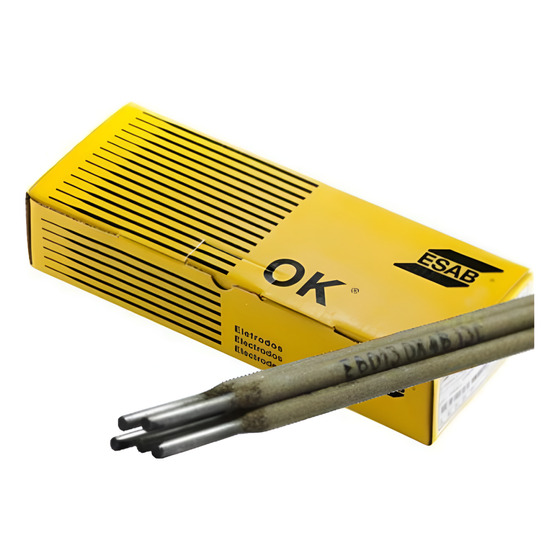Electrodos OK para aceros de bajo y medio tenor de carbono. OK 48.04C E7018 3,25 MM. Caja x 20 KG. Venta por KG.