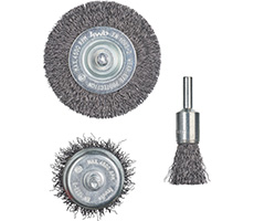 Set de 3 cepillos de limpieza universales para uso en taladros