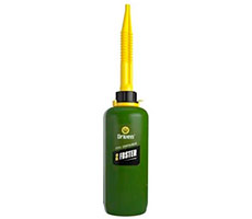 Bidón de 2 litros de combustible con embudo Canadiense Verde