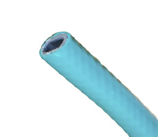 Manguera PVC alta presión para oxigeno 8mm x 50m verde.