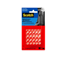 Protector de puertas transparente circular. Blister X 20 unidades