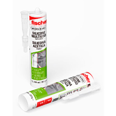 Silicona Acética Multiuso con fungicida x 260 ml Negra, 12 unidades x caja