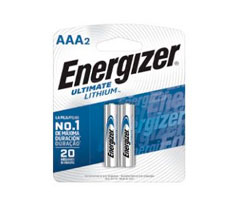 Pila Energizer AAA de Litio. Blister x 2 uniades. Caja x 6