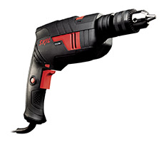 Taladro con percusión de 13mm. Potencia: 570W. Velocidad variable: 0 a 2800 RPM. Reemplaza a 6055.