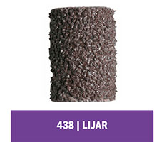 Vástago portalija con lija 6.4mm. Grano 120