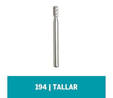 Fresa alta velocidad recta 1/8 3.2 mm