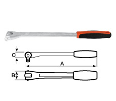 Mango articulado 1/2" - 257mm - Reemplazado por 815810