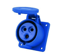 Toma De Embutir Triton 2P+T 16A 200/250Vca 6H Ip44