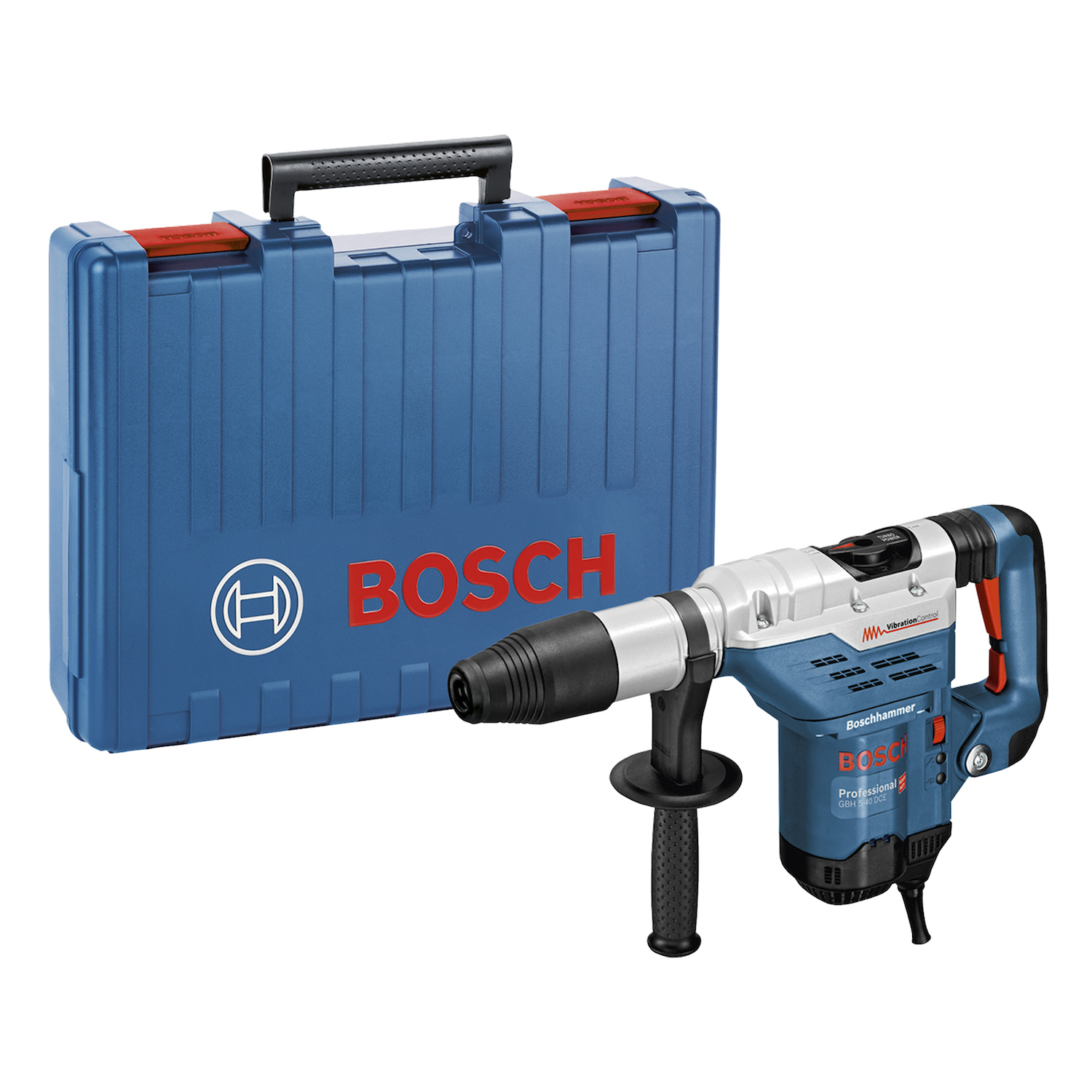 GBH 5-40 DCE Martillo Rotopercutor 1150 W (Ree a GBH 5-40). Icluye: Maletín de transporte, empuñadura adicional, Paño para la máquina, Tubo de grasa. (IVA 10,5%). Heavy Duty. Garantía dos años.