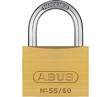 Candado de Bronce 60MM línea Abus, en caja por 12 unidades.