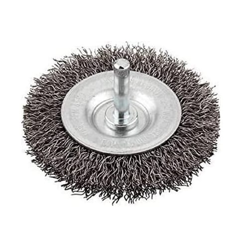 Cepillo Circular espesor doble alambre de acero HSS ondulado para uso en Taladros Ø100MM