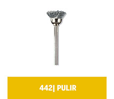Cepillo de acero al carbono tipo copa ½” (13 mm)