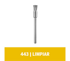 Cepillo de Acero al Carbono Tipo cilindrico 1/8 3.2mm