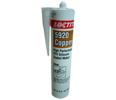 Loctite SI 5920 COPPER Formador de junta de silicona 300Gr cartucho Soporta aceites - No es corrosiva - Color cobre -Temp. Máx. 370°C