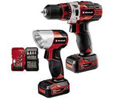 TE-CD 12/1 Li +22+CL (2x2.0Ah) Taladro atornillador 12V + Línterna inalámbrica 100 Lúmenes.