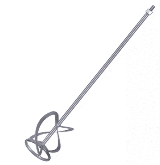 Mezclador De Mortero M14 Longitud 590 Mm, Ø 120 Mm. 2 Helices