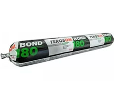 Teroson Bond 180 Adhesivo poliuretano para pegado de parabrisas - Primerless - Puesta en servicio con airbag en 180 minutos 600ml Negro Salchicha Reemplaza 1992001 (PU 9092 PL).