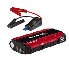Arrancador Partidor Jump Starter. Cable auxiliar de arranque con pinzas completamente aisladas para los polos y protección contra sobrecargas.