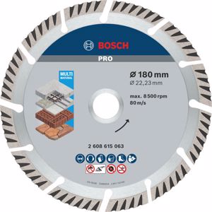 Disco diamantado - Turbo segmentado - 180mm - Standard for universal