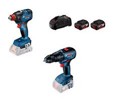 COMBO FREED 3 - Llave de Impacto GDX 180-Li BT (06019G5225) + STARTER KIT 18V 3 Ah (1600A015TE) + Taladro Atronillador GSB 18V-50 BT 8 (06019H51E2)