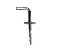 Pitón en escuadra con arandela PA2 Zincado - PA2/5 x 100 uni