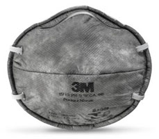 Respirador para partículas 3M™ 8713 carbón activado tipo copa