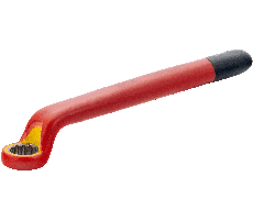 Llave de estrella acodada de una boca aislada 7 mm.