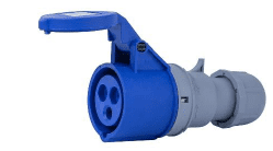 ACOPLE 2P+T 32A 200/250V 6H AZ N3256