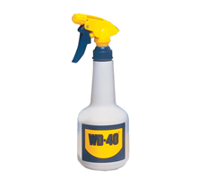 Envase plástico para aplicador en spray de lubricante WD-40