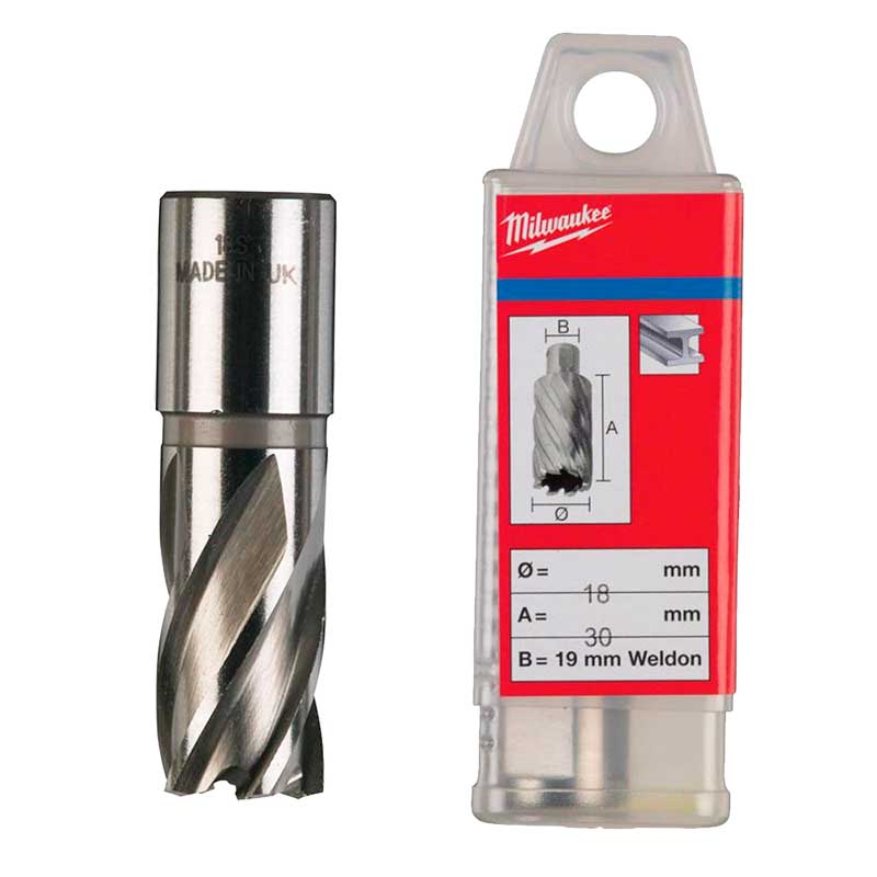 ANNUC18X30 BROCA ANULAR WELDON 18MM
