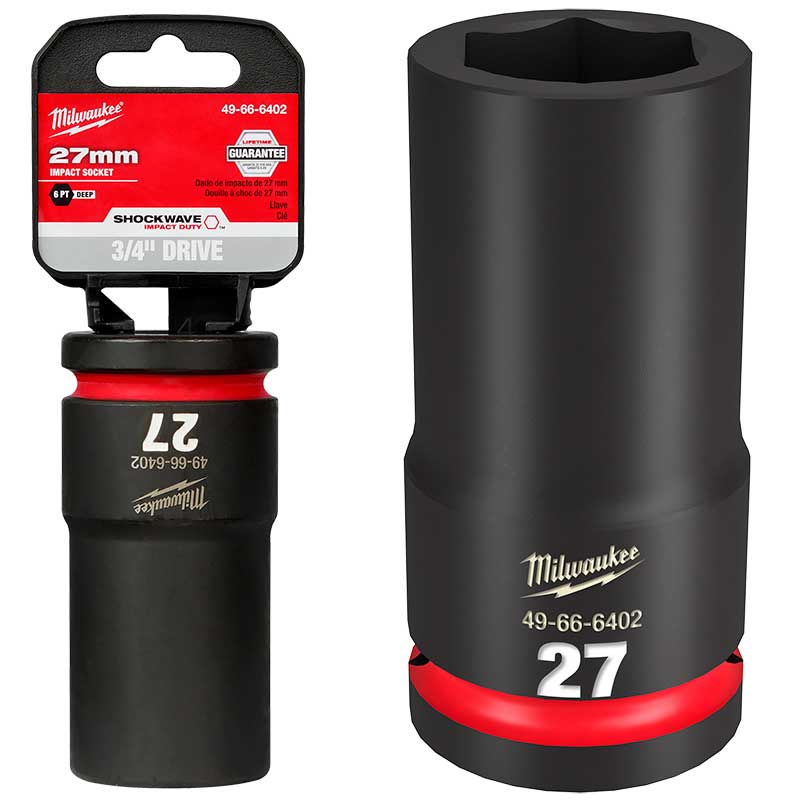 3/4 DR 27MM DEEP IMPACT SOCKET