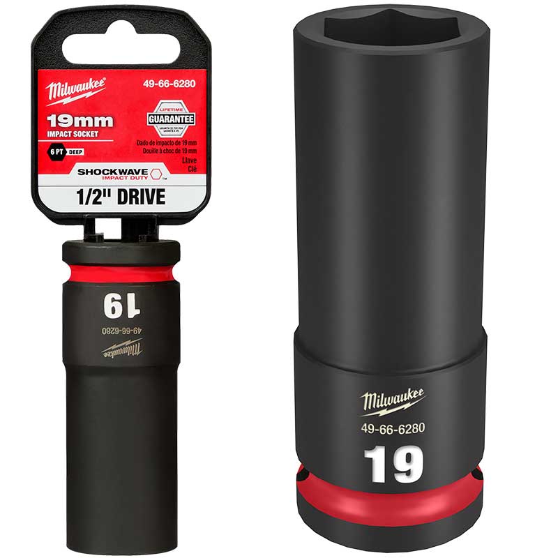 1/2 DR 19MM DEEP IMPACT SOCKET