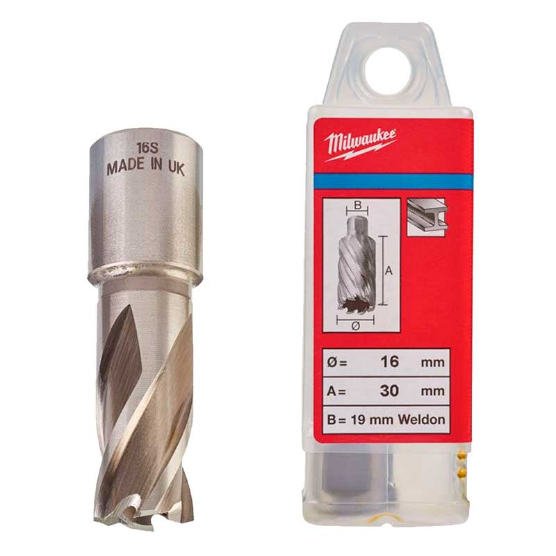 ANNUC16X30 BROCA ANULAR WELDON 16MM