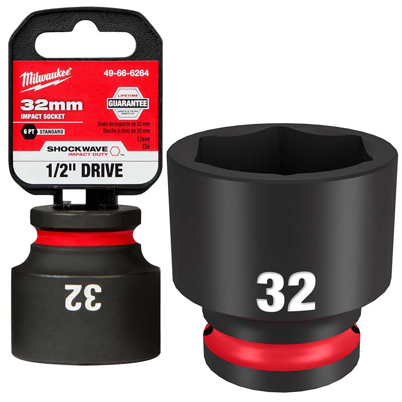 1/2 DR 32MM STD IMPACT SOCKET