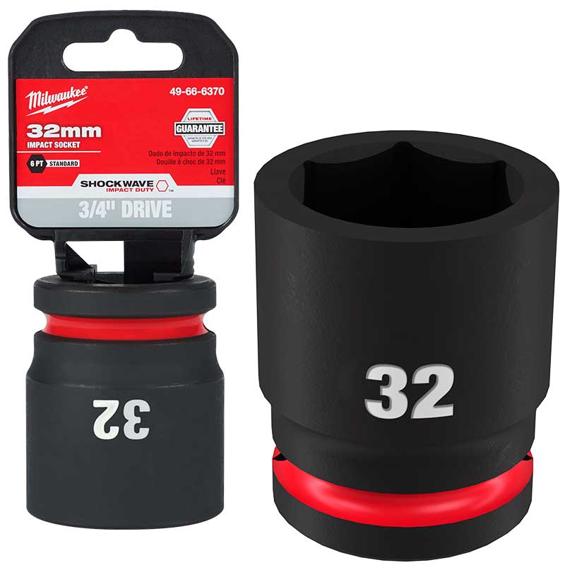 3/4 DR 32MM STD IMPACT SOCKET