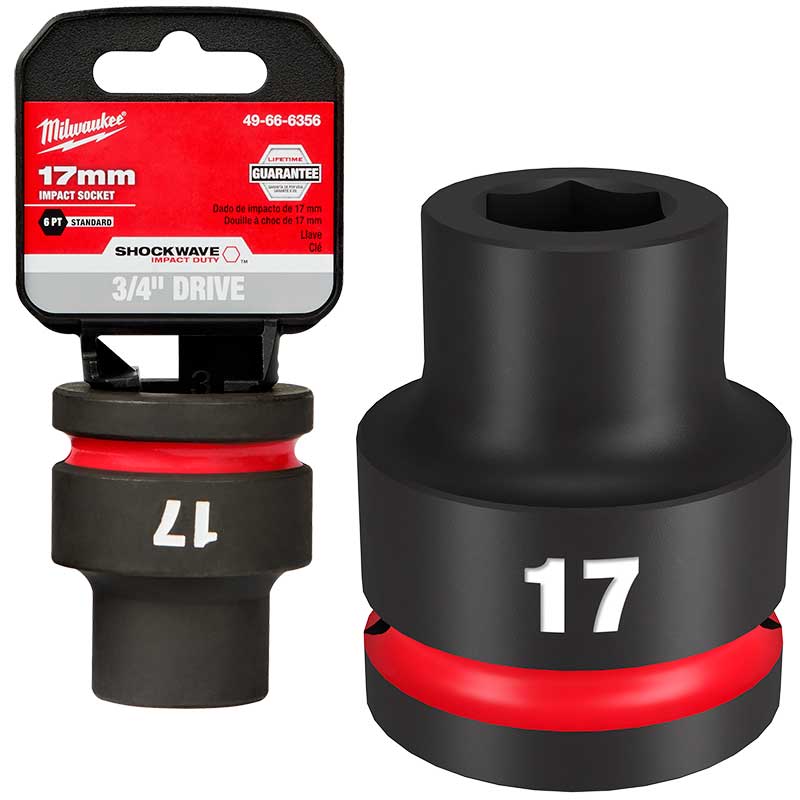 3/4 DR 17MM STD IMPACT SOCKET