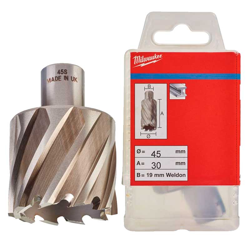 ANNUC 45X30 BROCA ANULAR WELDON 45MM