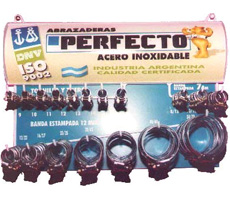 PERFECTO4.jpg Exhibidor Nº 4 - 12 mm Estampada Total : 202 Abrazaderas -Ta