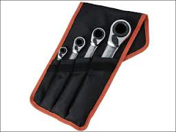 Set de 4 llaves crique reversible con estuche contenedor