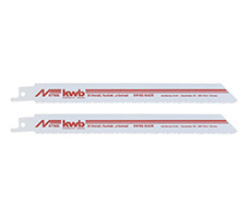 Set 2 Hojas Sierra Sable Bimetálica 205/180 Corte Medio para Metales