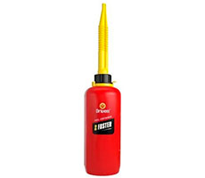 Bidón de 2 litros de combustible con embudo Canadiense Rojo