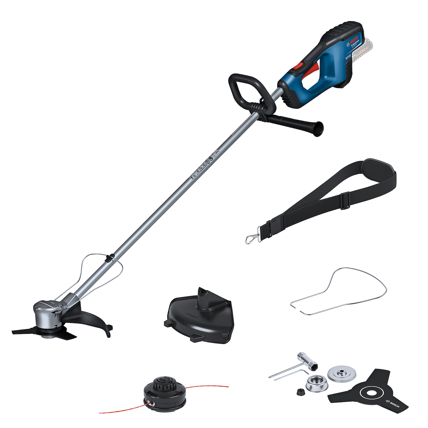 Desmalezadora inalámbrica 18V GFR 18V-23 Motor Brushless. Herramienta sin batería ni cargador.