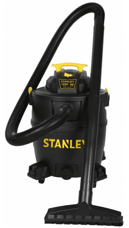 Aspiradora 60L. Aspira sólido y liquidos. Potencia: 1950W. Pedo: 13.5Kg. Motor de 5.5HP. Diseño portátil para uso en cualquier lugar de trabajo. Gran interruptor encendido/apagado resistente al agua para mayor seguridad y acceso rápido. Cable de alimentación de 3 metros, fácil de enrollar. Boca de desagüe para vaciar fácilmente los residuos líquidos. Ruedas giratorias. Soporte de accesorios para una organización práctica de sus accesorios.