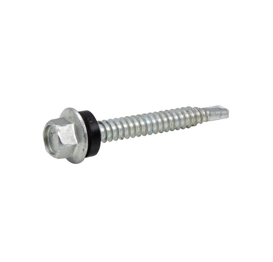 Tornillo T2 14x2 1/2 P/mecha Aran PVC Hex Techo (caja x 200 unidades)