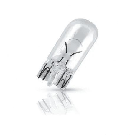Lámpara tipo Cuña - Base Wedge W5W Volts 12 Watts 5 Polos 2 - W2.1x9.5. Equiv. 2825