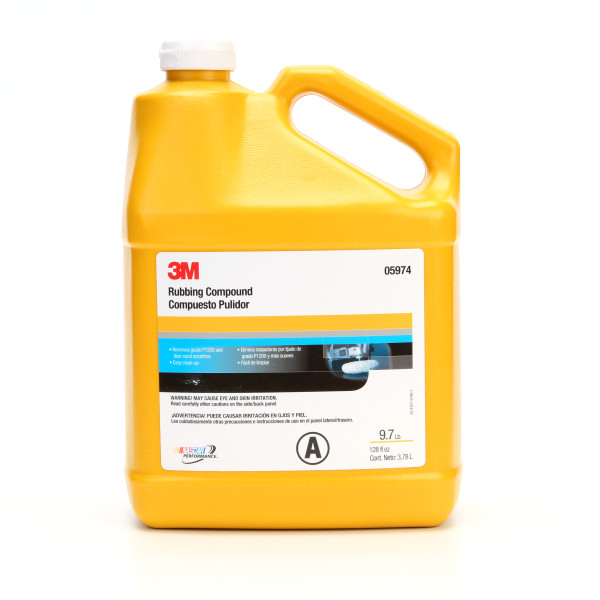 PN05974 rubbing compound gallon. 3,78 lts. Para rayas P1200 o menos.