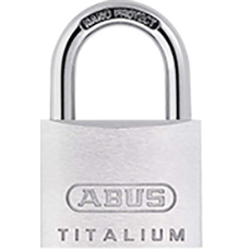 Candado de titalium 20MM línea Abus, caja por 12 unidades.