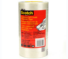 Cinta adhesiva de filamentos Scotch 897 transparente - 24mm x 55m