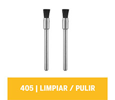 Cepillo de cerdas tipo recto 1/8” (3.2 mm) - Boq 1/8