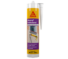 Sellador acrilico Sikacryl profesional blanco. 280Ml
